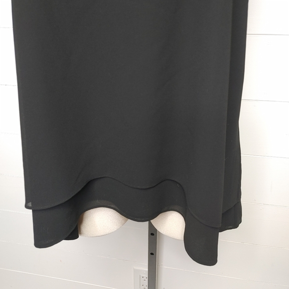 Reiss Black Layered Spaghetti Strap Top Size 4 - Picture 5 of 12